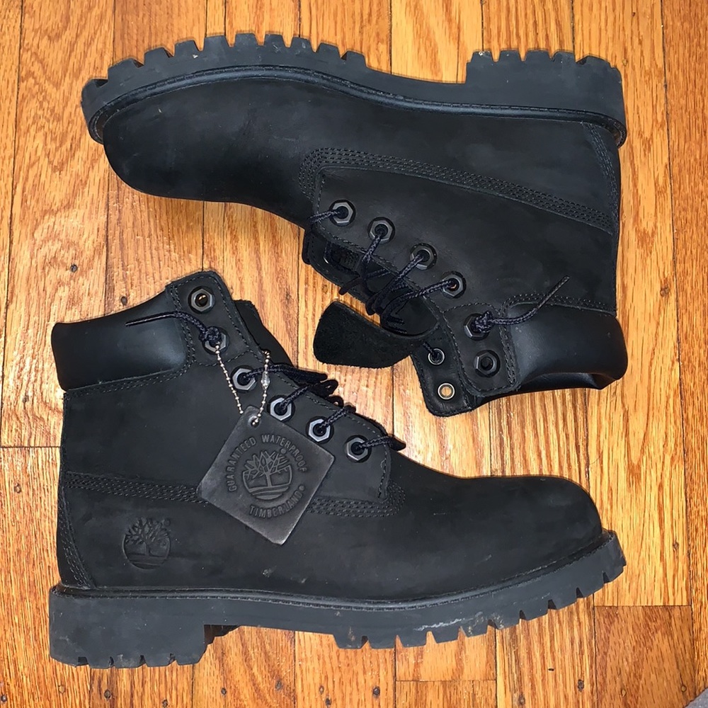 Black Timberland Boots